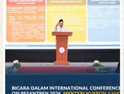 Bicara dalam International Conference on Pesantren 2026, Menteri Nusron Ajak Masyarakat Sertipikatkan Tanah Wakaf untuk Lindungi Aset Umat