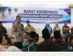 Kapolres Tanah Datar Hadiri Rakor PEKAT, Perkuat Sinergi Penanggulangan Penyakit Masyarakat