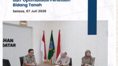 Kantor Pertanahan Kab. Tanah Datar Ikuti Rapat Pembahasan Pagu Indikatif Th 2027