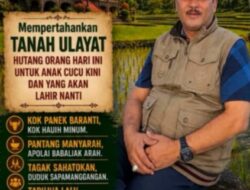 Tokoh Nagari Simawang M.Nur Idris: Tanah Ulayat Harus Diwariskan untuk Anak dan Cucu
