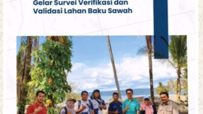 Kantor Pertanahan Kab Tanah Datar Lakukan Survey dan Verifikasi Lahan Baku Sawah