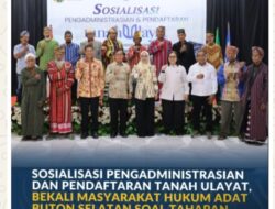 Sosialisasi Pengadministrasian dan Pendaftaran Tanah Ulayat, Bekali Masyarakat Hukum Adat Buton Selatan Soal Tahapan Sertipikasi