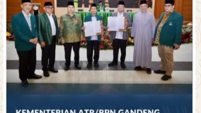 Kementerian ATR/BPN Gandeng Al Jam’iyatul Washliyah Percepat Sertipikasi Tanah Wakaf dan Aset Organisasi Keagamaan