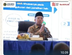 Kumpulkan Jajaran di Jatim, Menteri Nusron: Masuki Periode Transformasi Organisasi dan Layanan, Tempatkan Rakyat sebagai Raja yang Harus Dilayani
