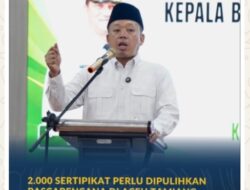 2.000 Sertipikat Perlu Dipulihkan Pascabencana di Aceh Tamiang, Menteri Nusron Targetkan Selesai pada Akhir Desember