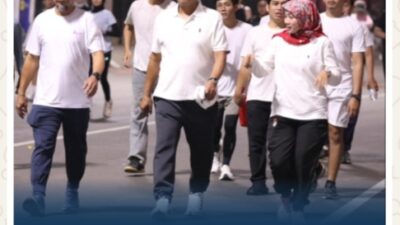 Rehat Sejenak dari Aktivitas Kantor, Kementerian ATR/BPN Adakan Slow Run Rutin Sepulang Kerja