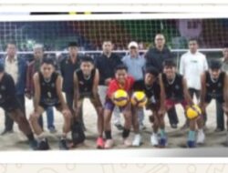 Camat Tanjung Emas Buka Open Turnamen Volley Ball Wali Nagari Cup 2 Sungai Salak