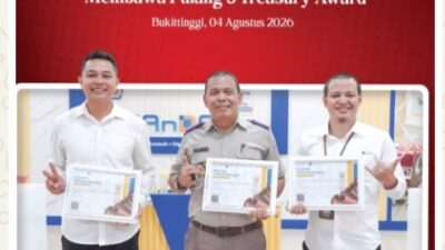 Hebat, Kantor Pertanahan Kab. Tanah Datar Borong Berbagai Penghargaan dari KPPN