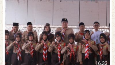 60 Pramuka Tanah Datar Siap Kibarkan Nama Daerah di Jamnas XII Cibubur