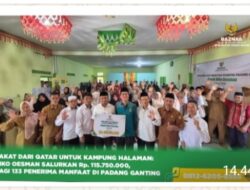 BAZNAS Tanah Datar Bantu Salurkan Zakat Perantau Padang Ganting di Qatar