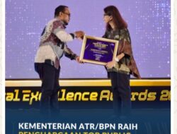 Kementerian ATR/BPN Raih Penghargaan Top Public Service App Lewat Aplikasi Sentuh Tanahku