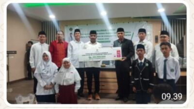 BAZNAS Tanah Datar Kembali Salurkan Bantuan untuk Siswa Siswi Madrasah Sebesar Rp.342.000.000.