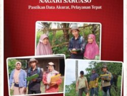 Kantor Pertanahan Kab. Tanah Datar Lakukan Pemeriksaan Lapang untuk Program PTSL