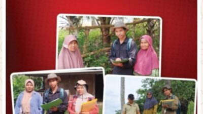 Kantor Pertanahan Kab. Tanah Datar Lakukan Pemeriksaan Lapang untuk Program PTSL