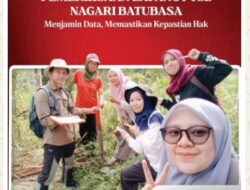 Kantor Pertanahan Kab. Tanah Datar Lakukan Pemeriksaan Lapang untuk Program PTSL di Batubasa