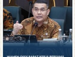 Wamen Ossy Rapat Kerja Bersama Baleg DPR RI Bahas Penyusunan RUU Reforma Agraria