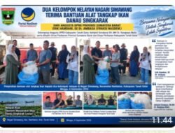 Anggota DPRD Fraksi Nasdem Berikan Bantuan untuk Kelompok Nelayan di Nagari Simawang, Kec.Rambatan
