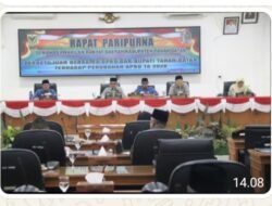 Rapat Paripurna DPRD Tanah Datar Sahkan Perubahan APBD Tahun 2026