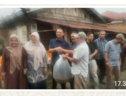 Anggota DPRD Provinsi Sumbar Fraksi Nasdem Serahkan Bantuan Bibit Lele di Sitakuak, Tanah Datar