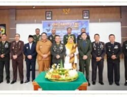 Wabup Ahmad Fadly Hadiri Upacara HUT ke-81 TNI di Makodim 0307 Tanah Datar