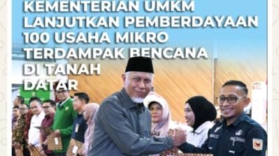 Pelaku Usaha Mikro di Tanah Datar Siap Manfaatkan Program Pemulihan Ekonomi Pascabencana