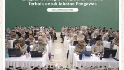 Sebanyak Tujuh Orang Pegawai BPN Ikuti Ujian Kelompok Rencana Suksesi Pengawas Th 2026