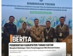 Dukung Penguatan Tata Kelola Ekonomi Nilai Karbon, Kepala Dinas Hadiri Kegiatan di Jakarta