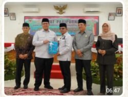 Wabup Sampaikan Jawaban Bupati, Ranperda APBD TA 2027 Akan Dibahas Banggar dan TAPD