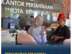Pengukuran Terjadwal, Warga Kota Bengkulu Rasakan Presisi Waktu Jadwal Ukur Tanah