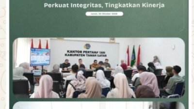 Kantor Pertanahan Kab Tanah Datar Terima Kunjungan Irjen Wil IV dan Kanwil BPN Sumbar